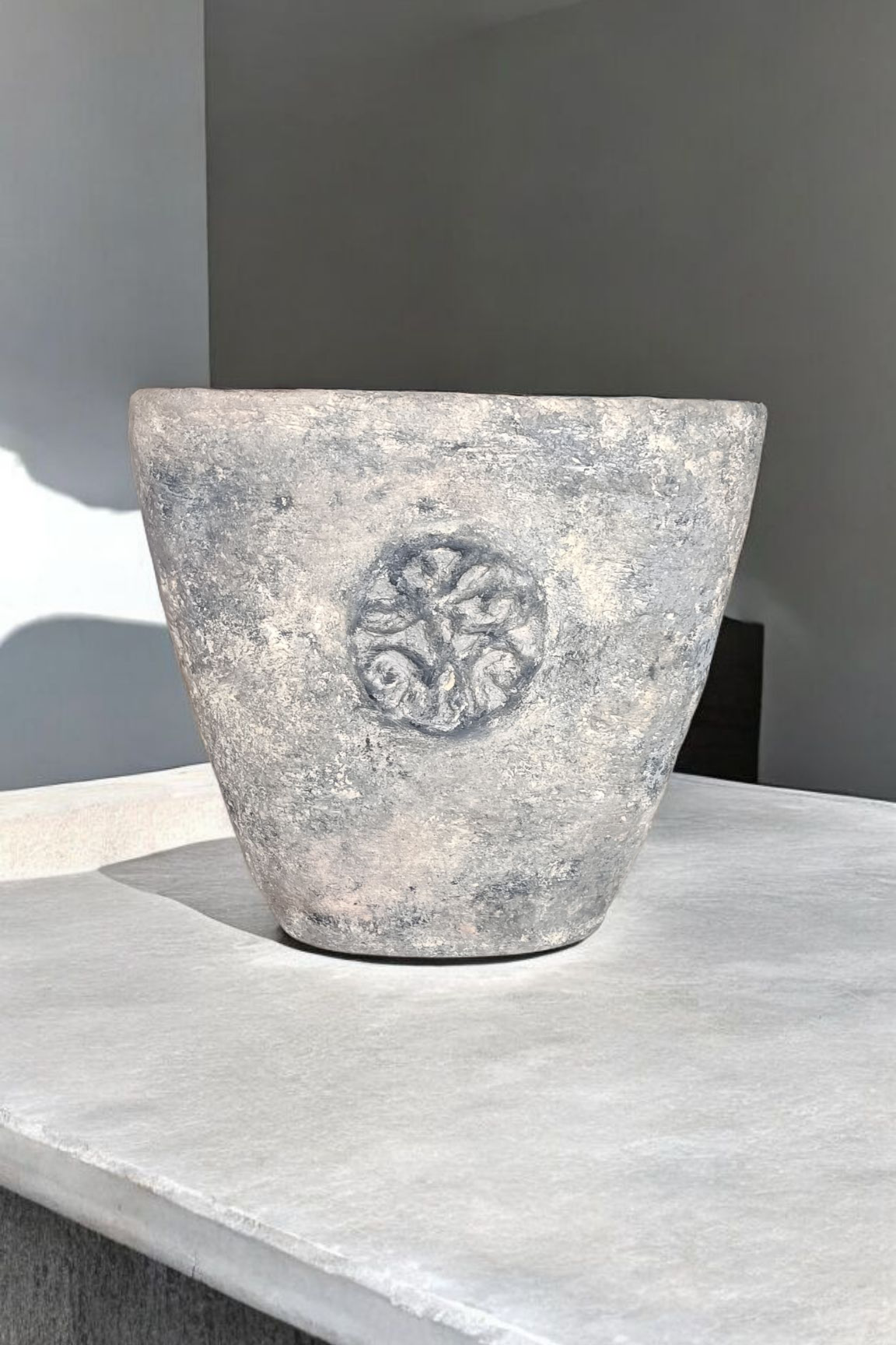 Vase gris Olympe