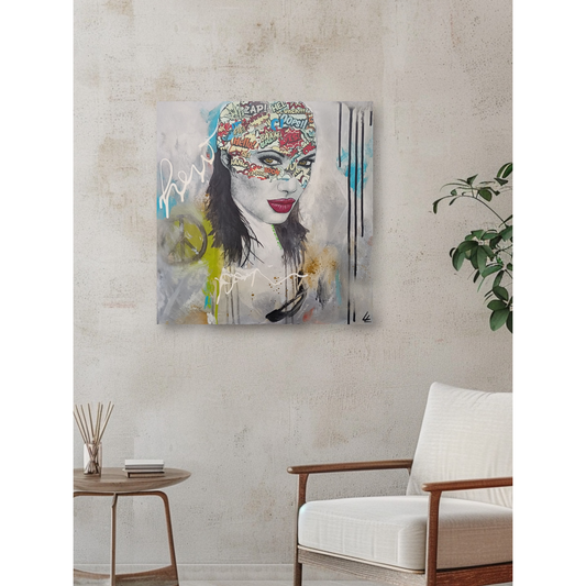 Tableau Pop Art - Héroïne