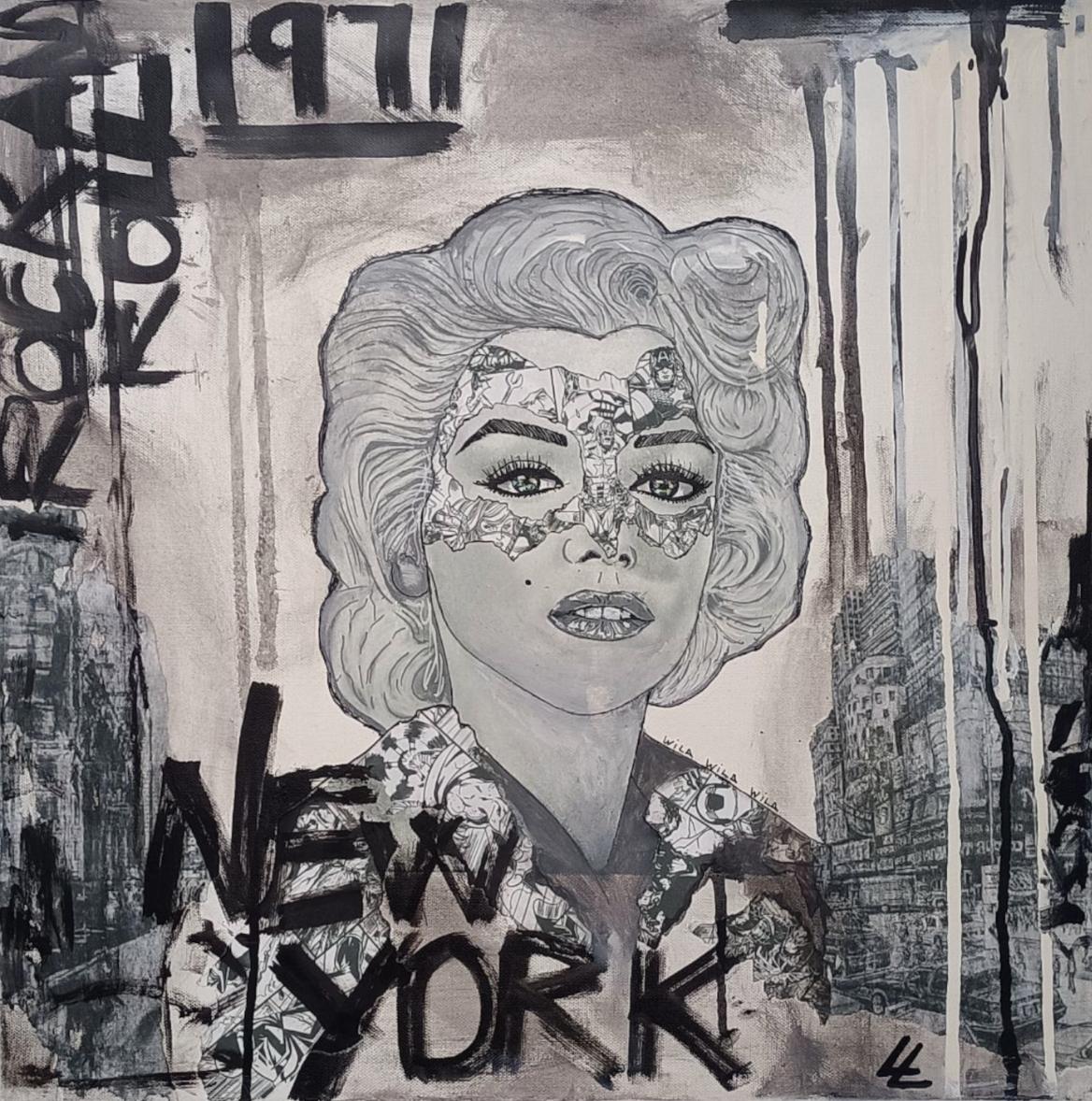 Tableau Pop Art - Marylin Monroe