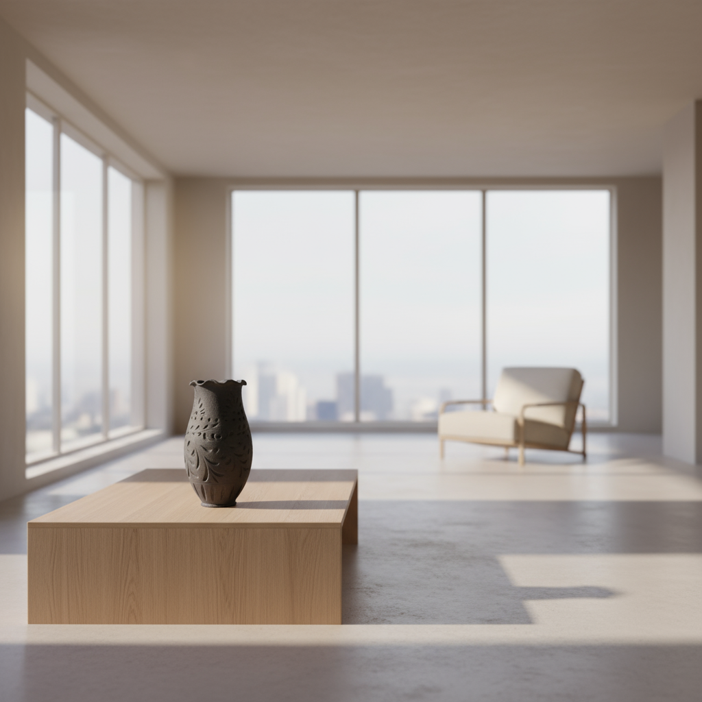 Grand vase arabesque