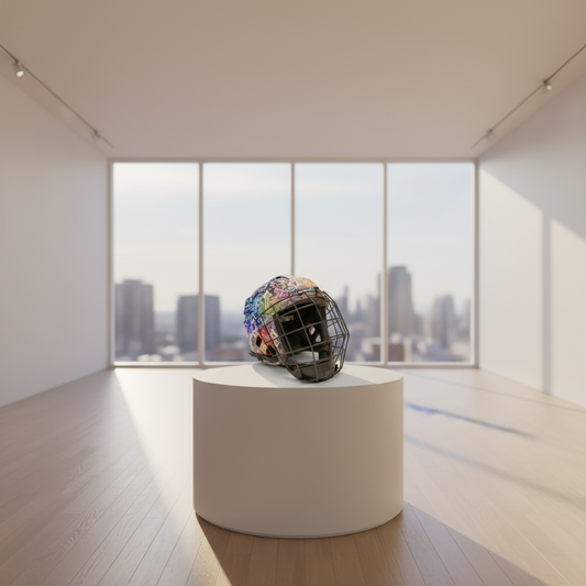 Sculpture Street Art - "Are you Hockey ? "