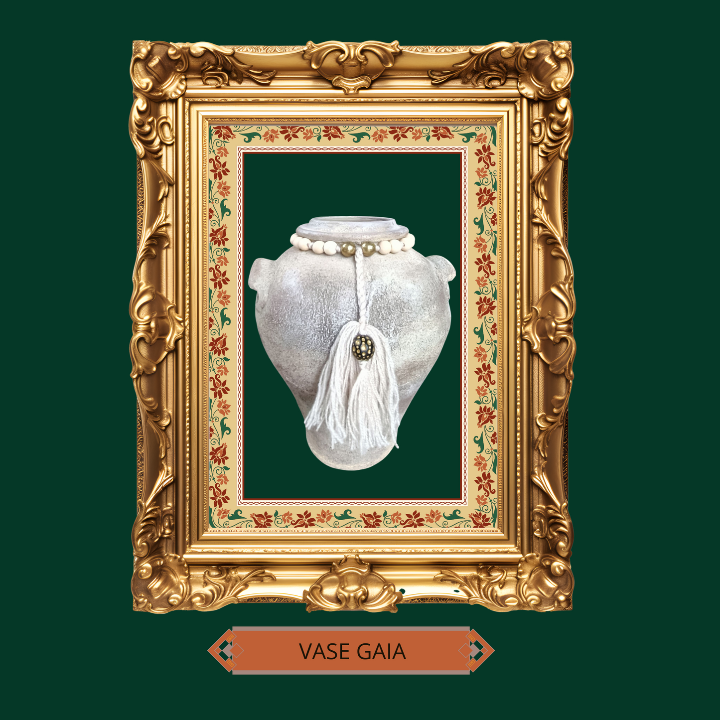 Vase Gaïa céramique aspect antique