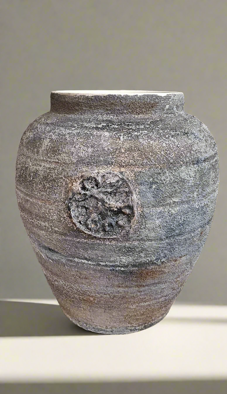 Vase Dionysos céramique aspect antique