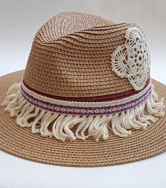 Chapeau panama bohème