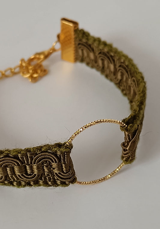 Bracelet Vintage Tempora - Kaki