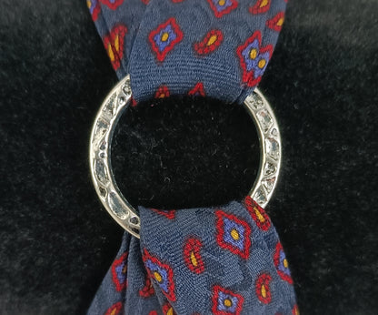 Bracelet 100% soie et son anneau design