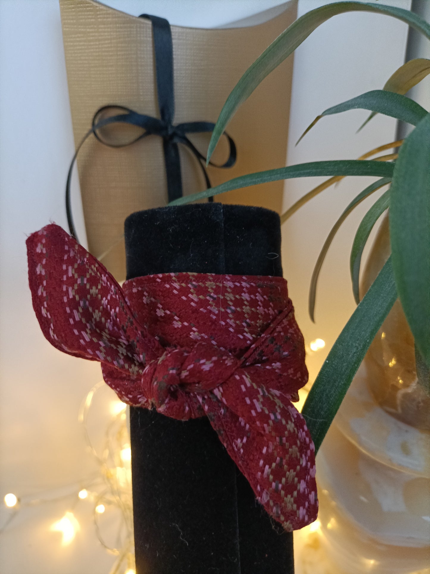 Bracelet 100% soie et son anneau design