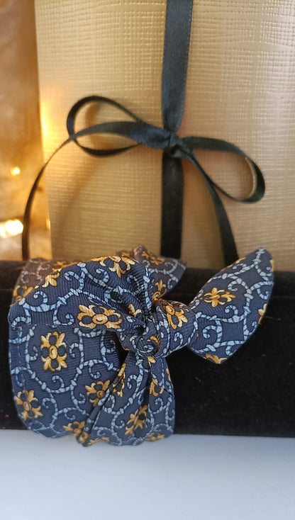 Bracelet 100% soie et son anneau design