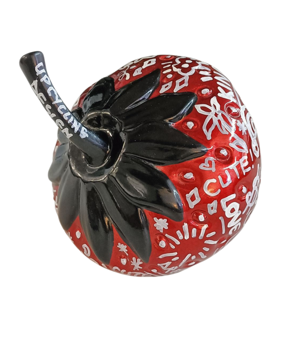 Sculpture Pop Art - Fraise Pop