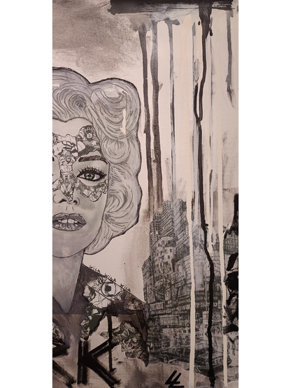 Tableau Pop Art - Marylin Monroe