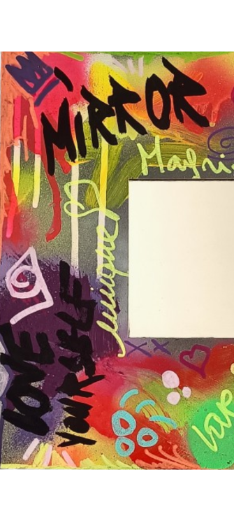 Miroir Pop Art - " Mirror - Mirror "