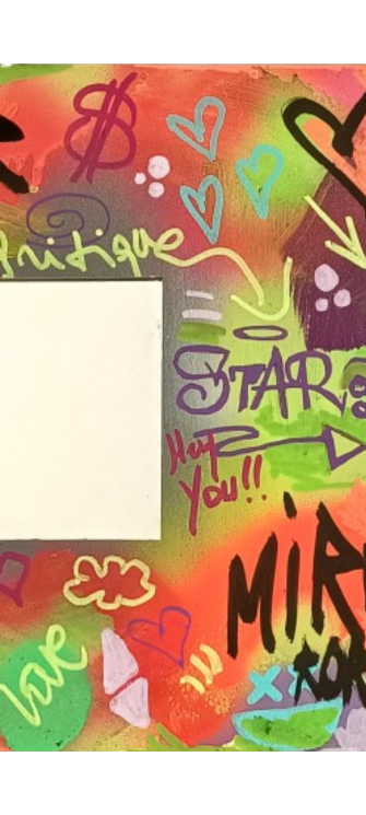 Miroir Pop Art - " Mirror - Mirror "