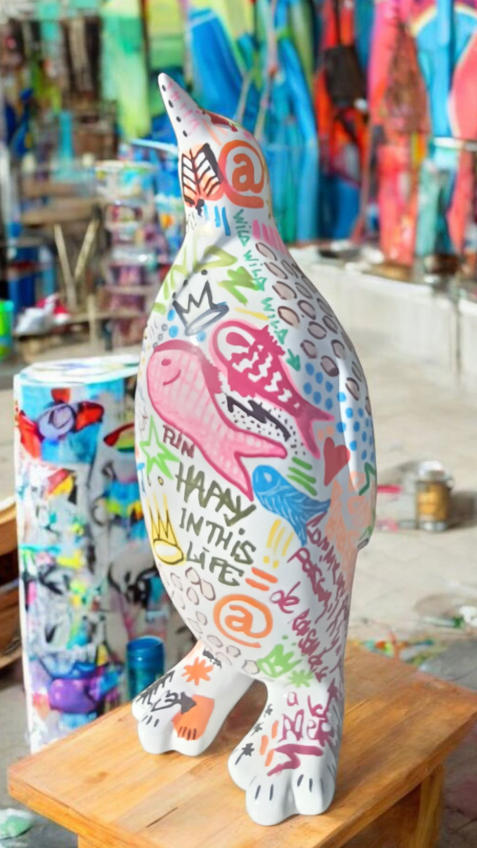 Sculpture Pop Art - Pingouin