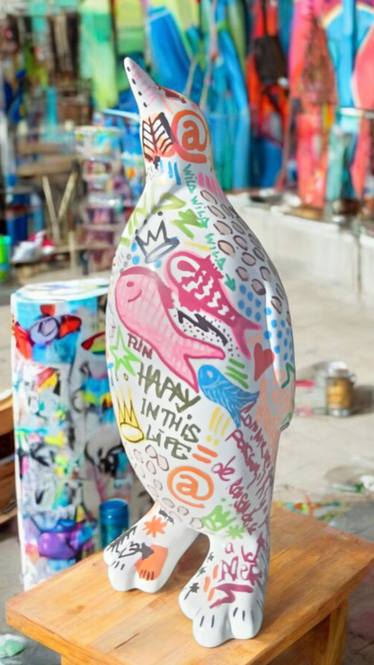 Sculpture Pop Art - Pingouin