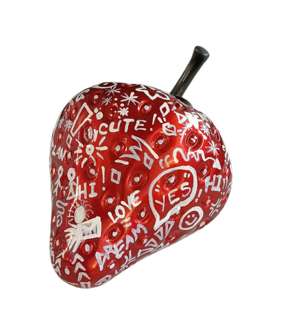 Sculpture Pop Art - Fraise Pop