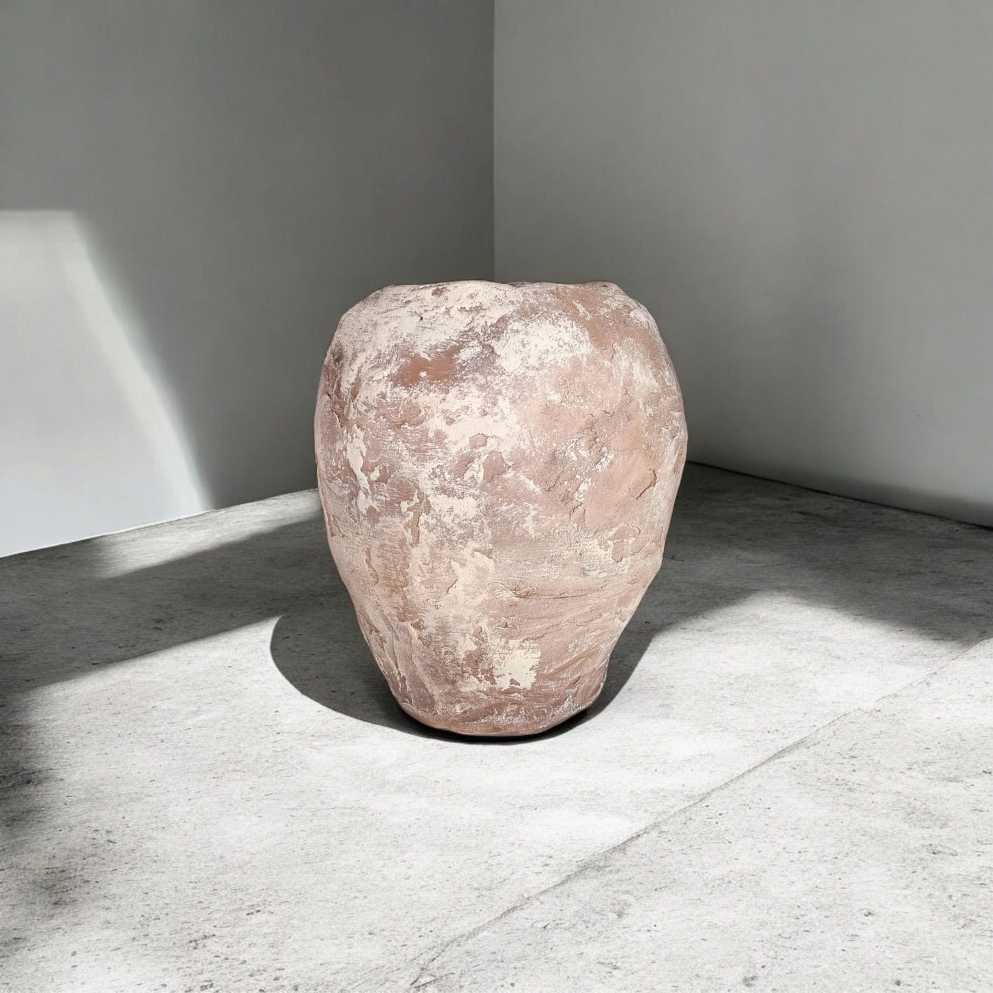 Vase brut style Wabi-Sabi