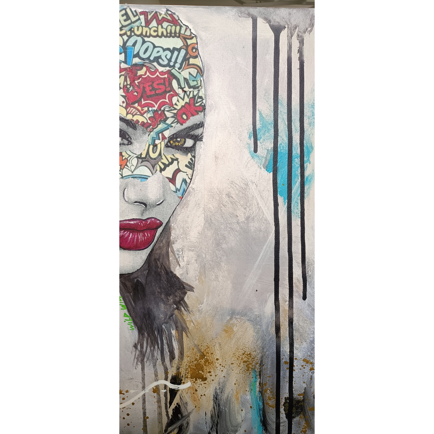 Tableau Pop Art - Héroïne