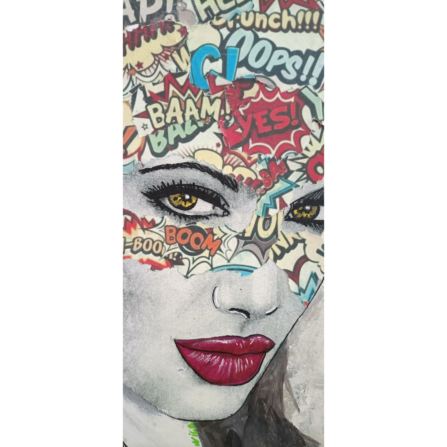 Tableau Pop Art - Héroïne