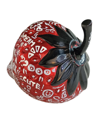 Sculpture Pop Art - Fraise Pop