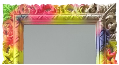 Miroir Pop Art - " Hey You ! "