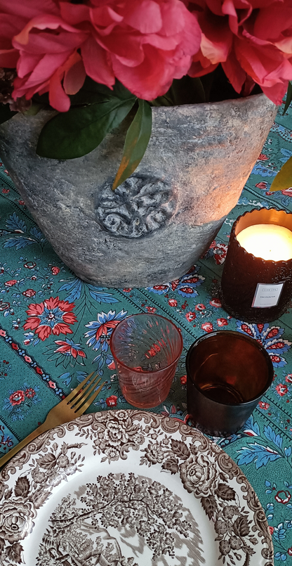 Grande nappe rectangulaire en coton " Dolce "