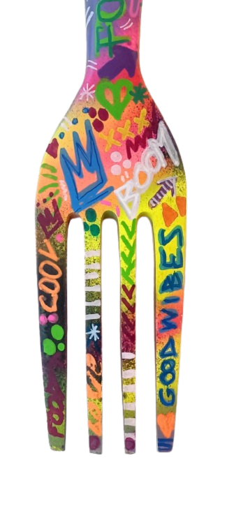 Sculpture murale Collection Dreamers - " Couverts XXL "