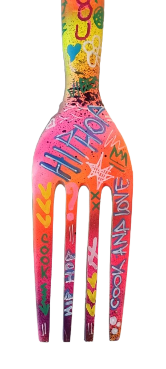 Sculpture murale Collection Dreamers - " Couverts XXL "