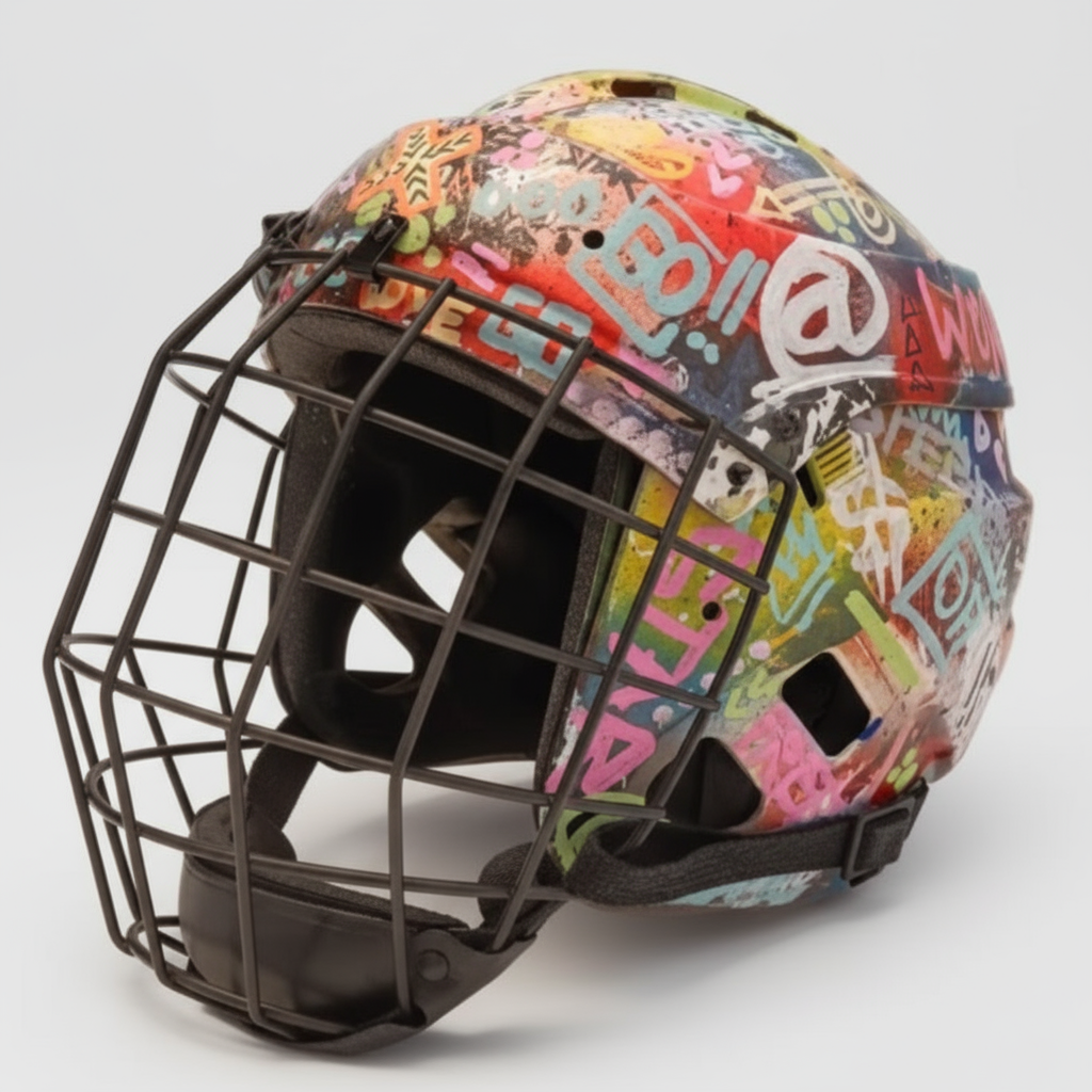 Sculpture Street Art - "Are you Hockey ? "