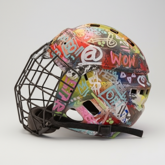 Sculpture Street Art - "Are you Hockey ? "