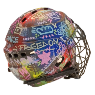 Sculpture Street Art - "Are you Hockey ? "