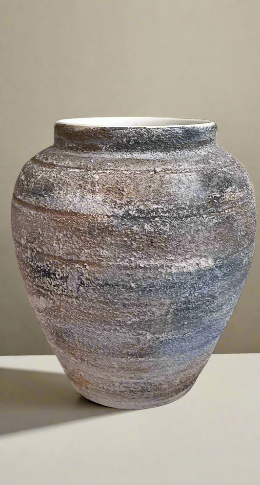 Vase Dionysos céramique aspect antique