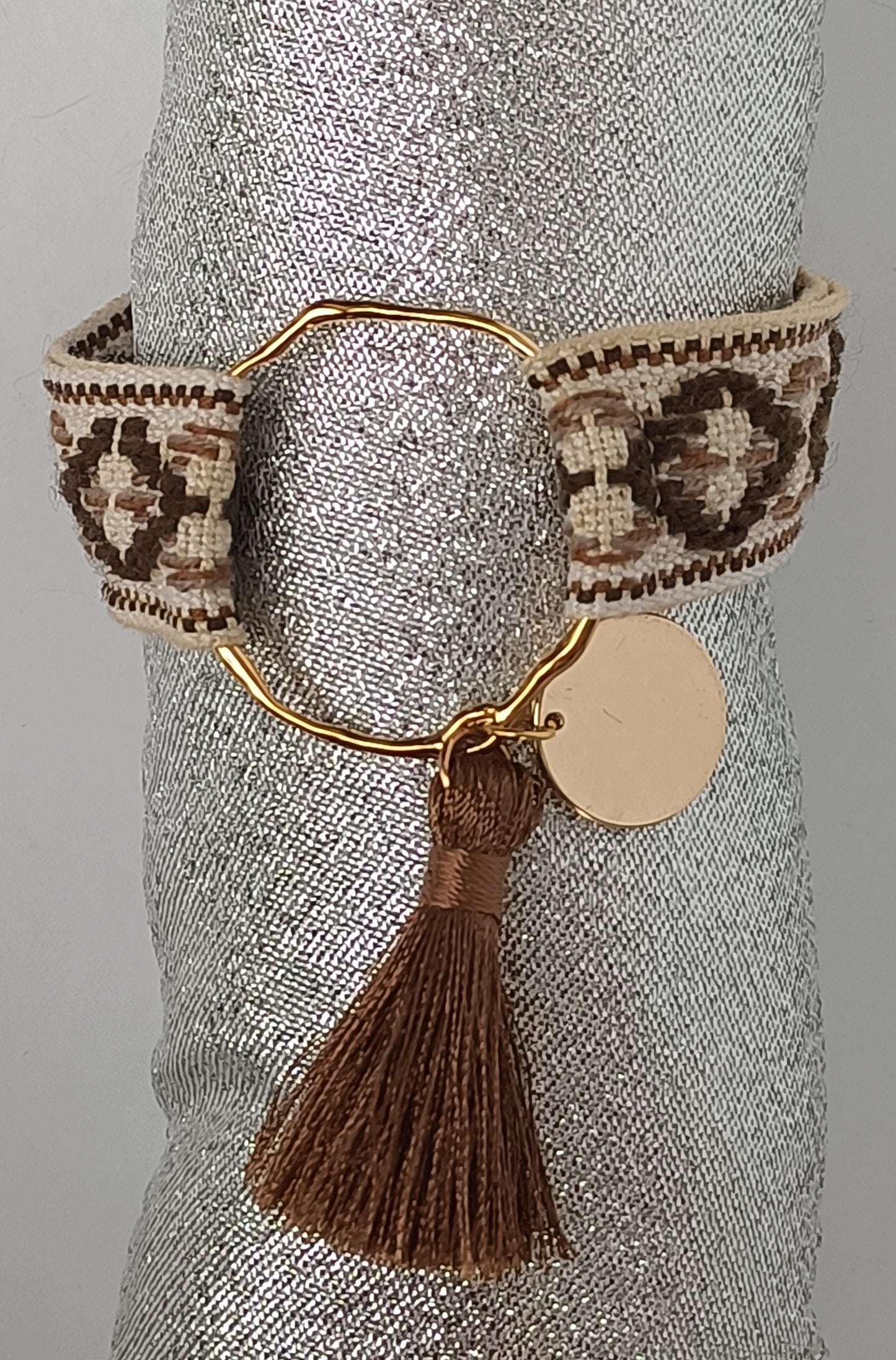 Bracelet Vintage Tempora - Marron/Camel