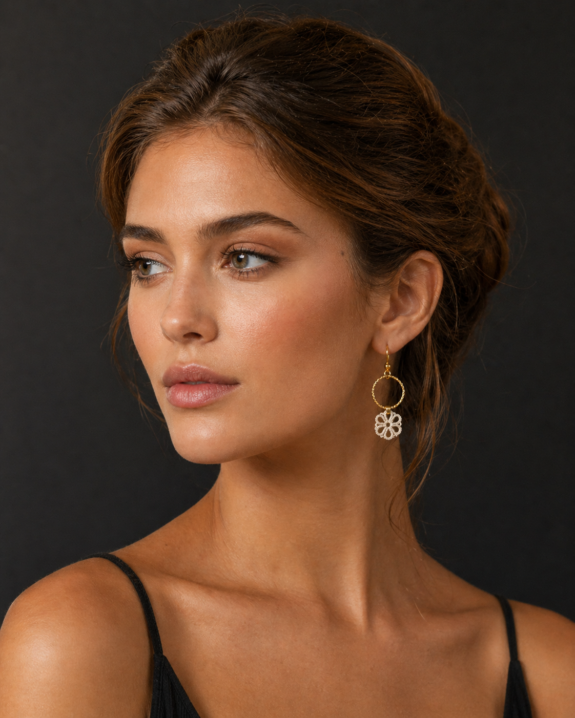 Boucles d'oreilles bohème dentelle