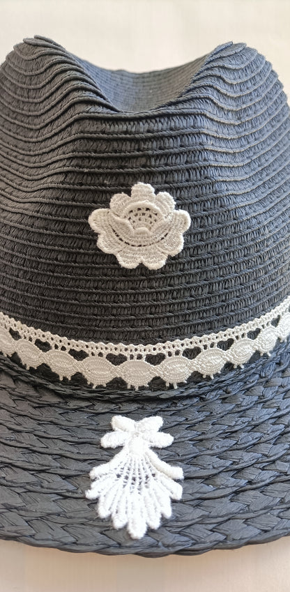 Chapeau panama noir