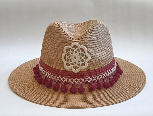 Chapeau panama bohème