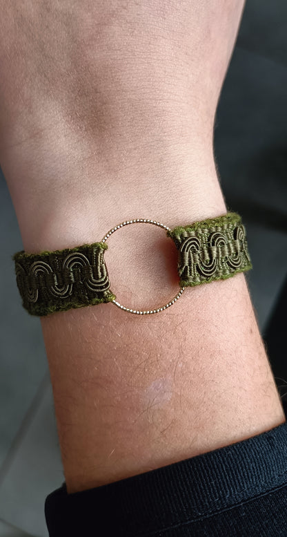 Bracelet Vintage Tempora - Kaki
