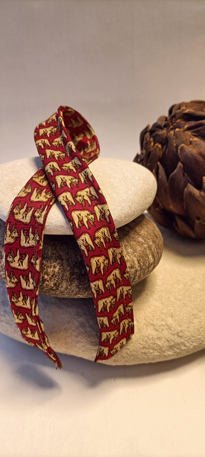 Ruban soie pour bracelet et manchette