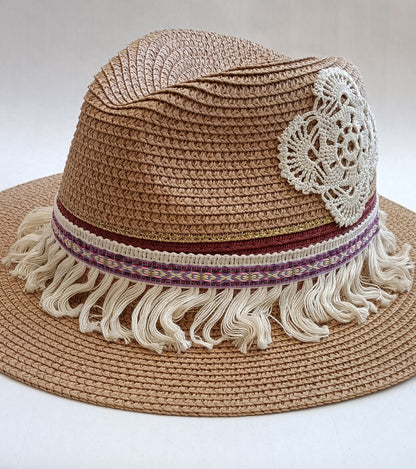 Chapeau panama bohème