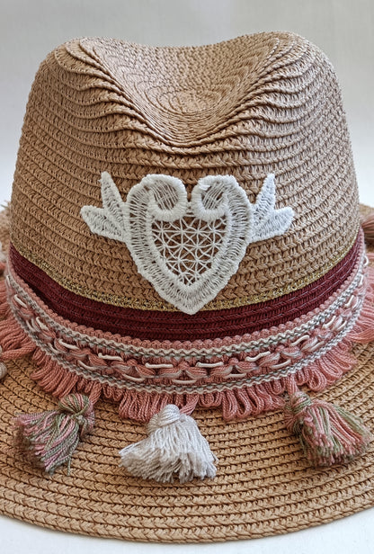 Chapeau panama bohème