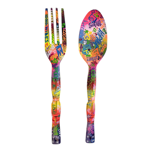 Sculpture murale Collection Dreamers - " Couverts XXL "