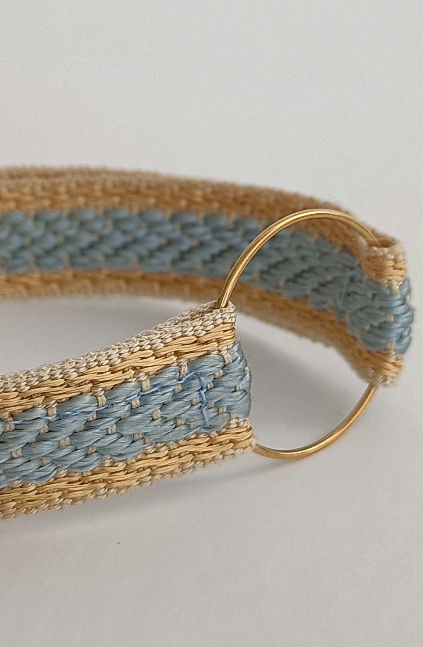 Bracelet Vintage Tempora - Bleu et Or