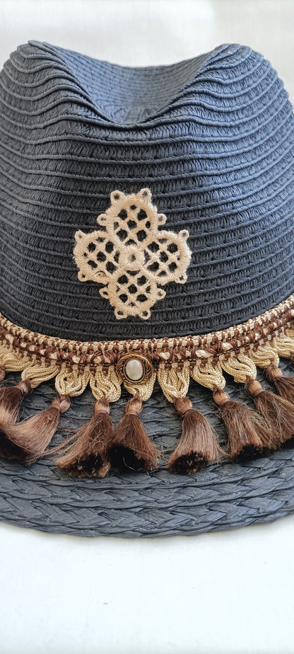 Chapeau panama bohème