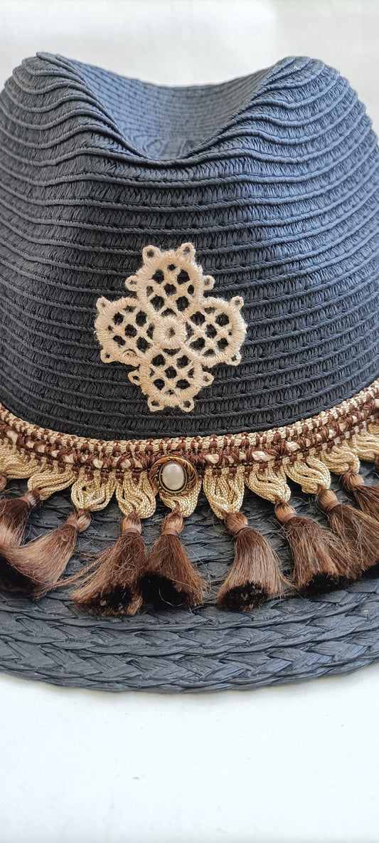 Chapeau panama bohème