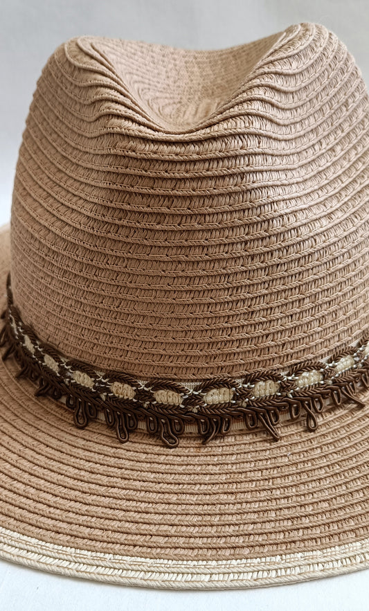 Chapeau panama bohème