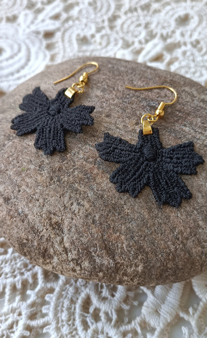 Boucles d'oreilles bohème dentelle