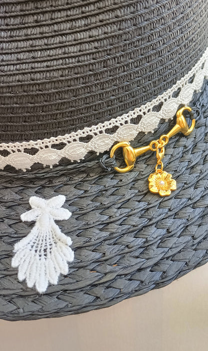 Chapeau panama noir