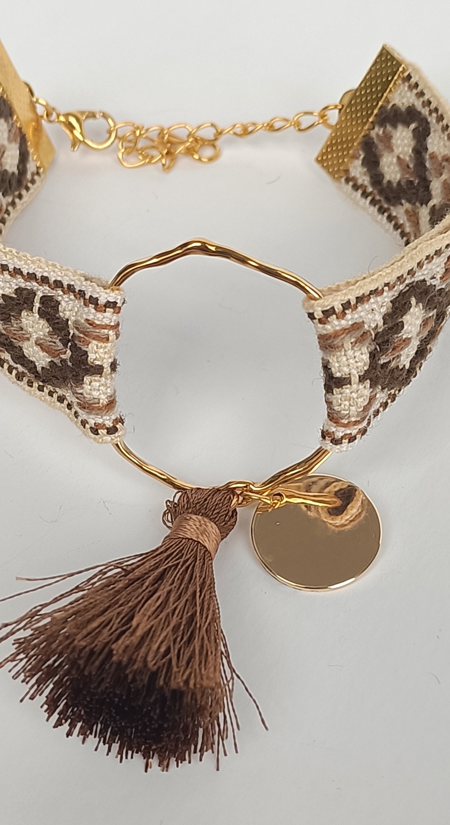 Bracelet Vintage Tempora - Marron/Camel