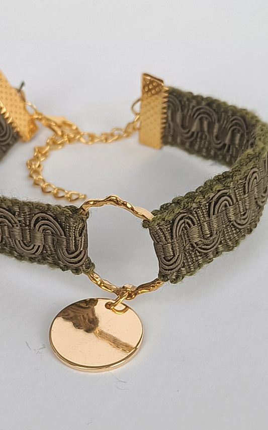 Bracelet Vintage Tempora - Kaki
