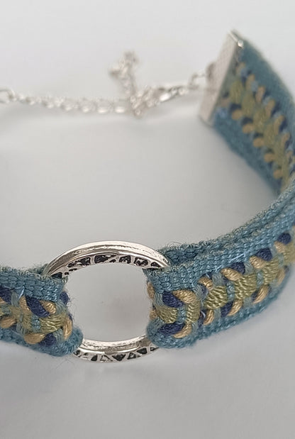 Bracelet Vintage Tempora - Bleu/Vert