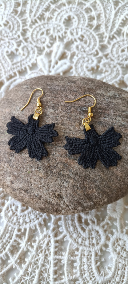 Boucles d'oreilles bohème dentelle